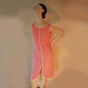 Vintage nighty or 20s dress, nylon, Bust 37"